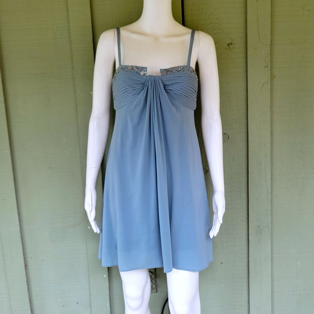 New Bcbg Max Azria Seafoam Green Baby Doll Dress 4
